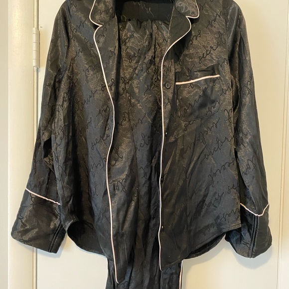 Victoria’s Secret satin pajamas. Small top. Medium bottoms. - Picture 9 of 10